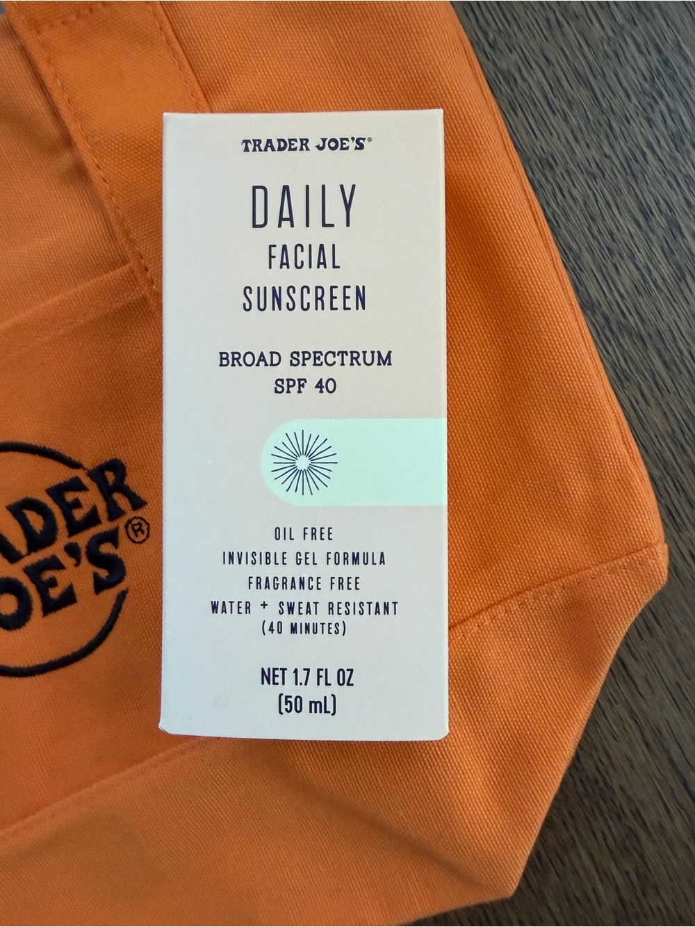 Trader Joe’s Trio: Mini Tote + Daily Facial Sunscreen (50ml) +Facial Scrub (56g) - Picture 6 of 9